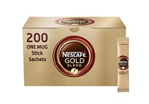 NESCAFÉ Gold Blend Instant Coffee Sachets - 200 x 1.8g Sticks