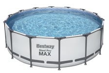 Bestway Steel Pro MAX Frame Pool 427 x 122 cm m/pump, stege, etc.
