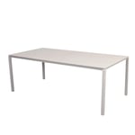 Cane-Line - Underrede 200x100 cm - Pure - Sand/BORDSSKIVA  200x100 cm - Pure - Toscana Sand - Matbord utomhus - Beige - Metall/Keramik