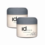 ID Hair 2-pack Id Extreme Titanium Wax 100ml Transparent