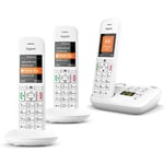 Gigaset Premium Home Cordless Phone E3 Big Button w/ Answer Machine 3 Handsets
