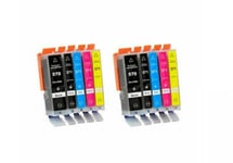 Ink Cartridges fits for Canon Pixma MG5750 TS5051 TS8050 Non-OEM PGI570XL 2 Sets