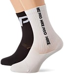 Nike Women W N Air Ankle - 2PR Nikepro Socks - Multi-Colour, 4-5.5