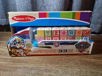 Melissa & Doug PAW Patrol Toy Truck with Alphabet & Number Wooden Building Block