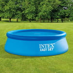 INTEX Poolöverdrag solenergi blå 206 cm polyeten 3202954