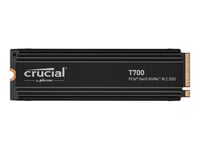 Crucial T700 - SSD - chiffré - 2 To - interne - M.2 - PCI Express 5.0 (NVMe) - TCG Opal Encryption 2.01