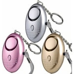 Alarme de poche - Alarme personnelle Safesound 140 dB avec porte-clés pour lampe de poche, sirène d'autodéfense d'alarme panique pour femmes et