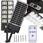 Solcellsdrivna LED Lampa Med Rörelsesensor & Fjärrkontroll