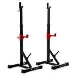 Viavito ST1000 Adjustable Squat Stands with Barbell Spotter Catchers