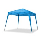wasabi Tente Pliante 3x3m Compacte Bleu Imperméable - Structure légère en Aluminium - Jardin Plage Camp Terrasse - Sac de Transport, Piquets et Sangles