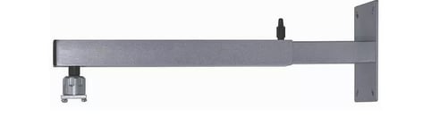 PeTa Väggfäste standard, vario längd 70 - 130cm med stålkula