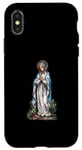 Coque pour iPhone X/XS Notre-Dame de Lourdes 8 embouts