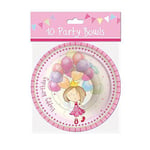 Party 10 x Children Kids Birthday Party Girls Fairy Princess Bowls Fun Food