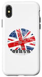 iPhone X/XS Piano UK Flag Pianist Britain British Musician Case