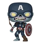 Funko Pop! Marvel: What If? - Zombie Captain America Vinyl Bobblehea (US IMPORT)