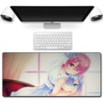 HOTPRO Professional Gaming Mouse Pad,Non-Slip Rubber Base Anime Mousepad with Smooth Surface Desk Pad Great for Laptop,Computer & PC(800X300X3MM) Life In A Different World-3