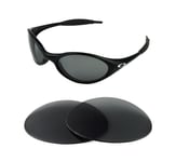 NEW POLARIZED GREY ANTI REFLECTIVE CUSTOM LENS FOR OAKLEY EYE JACKET SUNGLASSES