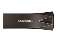 Samsung BAR Plus MUF-64BE4 - Clé USB - 64 Go - USB 3.1 Gen 1 - gris titan