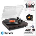 Record Player with Built-in Speakers, Bluetooth Out & Vinyl to MP3 USB - RP113B