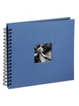 Hama "Fine Art" Spiral Album 36 x 32 cm 50 Black Pages azure