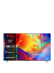 Tcl 55P638K, 55-Inch, 4K Uhd Hdr, Frameless Android Tv