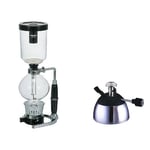 Hario - Technica Syphon Brewer 5-kopp och Rekrow butangasbrännare
