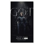 Li han shop Canvas Printing Game Of Thrones Season Drama Poster Role Posters And Prints 2019 Tv Game Wall Art For Bedroom Home Decor Gt553 40X50Cm Without Frame