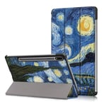 DOHUI for Lenovo Tab P11 Pro Case, Ultra Slim Lightweight PU Leather Magnetic Cover Case with Stand for Lenovo Tab P11 Pro 10.5 Zoll 2020 Tablet, Painting