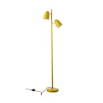 Superliving Dynamo Twin golvlampa Mustard