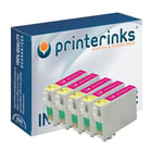 5 x T1283 Magenta Non OEM Ink For Epson Stylus SX120 SX435W SX438W Office BX305F