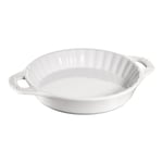 Staub Ceramique 24 cm Ceramic Pie dish white