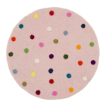 A World of Craft FELT DOT MULTI Sittdyna Flerfärgad
