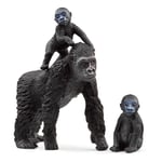 SCHLEICH Wild Life Gorilla Family Toy Figure | New