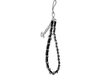 Guess Gustsassk Phone Strap Black Chain Metal Logo Charm