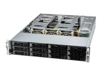Supermicro Up Superserver 521C-Nr - Server - Kan Monteras I Rack 2U - 1-Vägs - 1 X Xeon Silver 4509Y / Upp Till 4.1 Ghz - Ram 16 Gb - Sata/Sas - Hot-Swap 3.5" Vik/Vikar - Ssd 400 Gb - Nvme - Ast2600 - 10 Gigabit Ethernet - Inget Os - Skärm: Ingen -