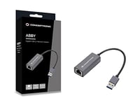 Conceptronic ABBY08G Gigabit USB 3.0 Network Adapter Wake On LAN Compatible with Nintendo Switch