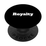 The word Royalty | A design that says Royalty Serif Edition PopSockets Swappable PopGrip