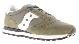 Saucony Mens Running Trainers Jazz Original Lace Up green olive UK Size 7.5
