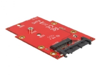 Delock 1.8 Converter Micro SATA 16 Pin > M.2 NGFF - Kontrollerkort - M.2 - 1 Kanal - M.2 Card - SATA 6Gb/s