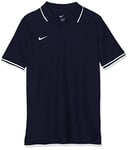 NIKE Unisex Kids Y Tm Club19 Polo Shirt, Obsidian/(White), S UK
