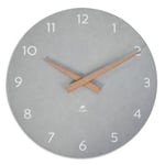 Alba Horloge murale grise nature et tendance - Diamètre 30 cm