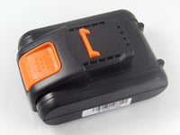 vhbw Batterie compatible avec Worx WG160.4, WG160E, WG160E.5, WG163, WG163E, WG163E.1 outil électrique (1500mAh Li-ion 20 V)
