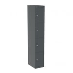Förvaringsskåp CLK184 - 180x30,5x46 cm, Färg Anthracite Grey