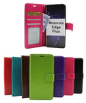 Crazy Horse Wallet Motorola Edge Plus (Brun)