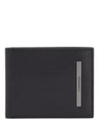 Calvin Klein Slim RFID Leather Bifold Wallet, Black