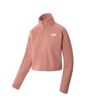 The North Face 100 Glacier Cropped 1/4 Zip W Rose Dawn (Storlek XS)
