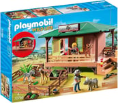 Playmobil Wild Life 70766 Ranger Station with Animal Area, for Children Ages 4+