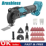 18v LXT Cordless Multi Tool Body With Wellcut 17pc Accessories For Makita DTM51Z