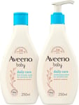 Aveeno Baby, Daily Care Set, Hair and Body Wash Plus Moisturising Lotion, for S
