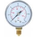 Manomètre radial pour pompe mesure pression eau filetage 8x13mm CAP VERT